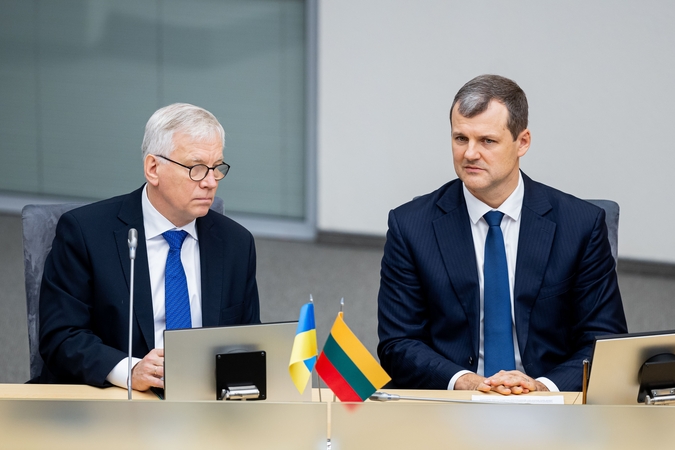 Rimantas Šadžius ir Gintautas Paluckas
