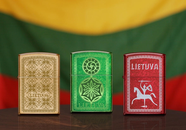 Legendiniai „Zippo“ žiebtuvėliai pasipuošė lietuviška simbolika