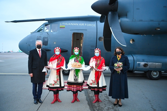 G. Nausėda su oficialiu vizitu atvyko į Ukrainą