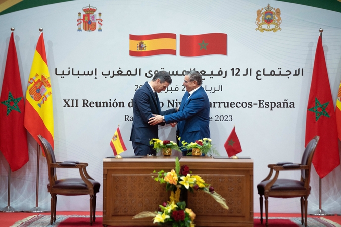 Pedro Sanchezas ir Azizas Akhannouchas