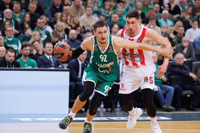 „Žalgiris“ po atkaklios kovos nusileido vienvaldžiams Eurolygos lyderiams