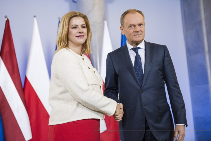 Evika Silina ir Donaldas Tuskas