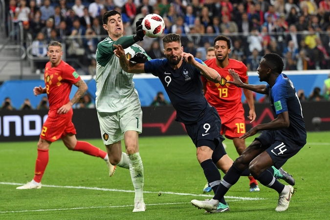 Prancūzijos futbolininkai žengė į pasaulio čempionato finalą