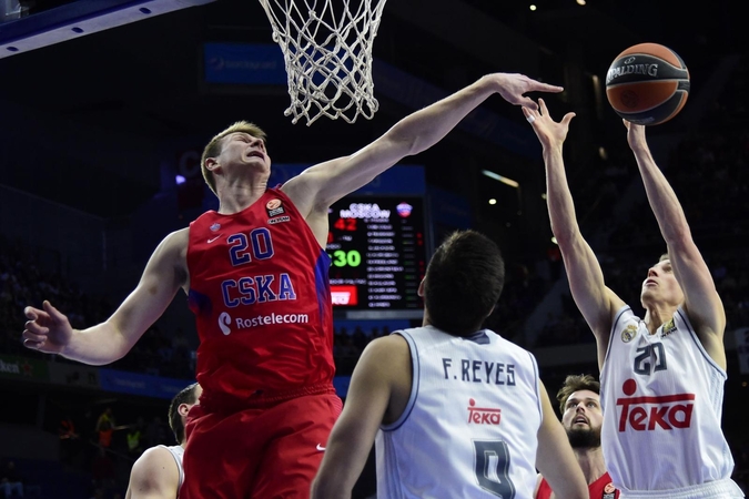"Real" neatsilaikė prieš CSKA, J. Mačiulis taškų nepelnė