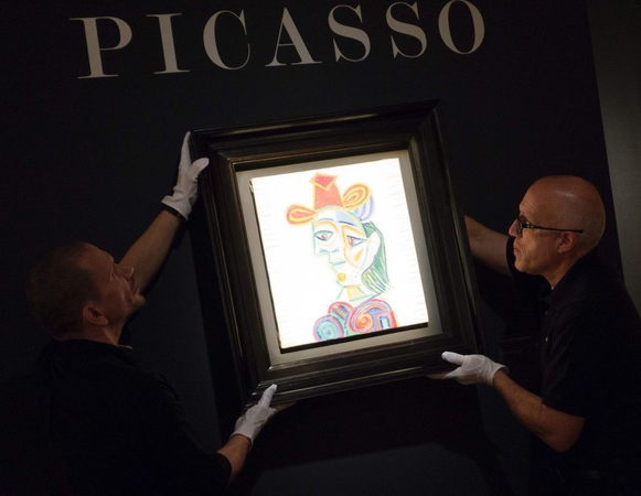  P. Picasso paveikslas „Buste de Femme“
