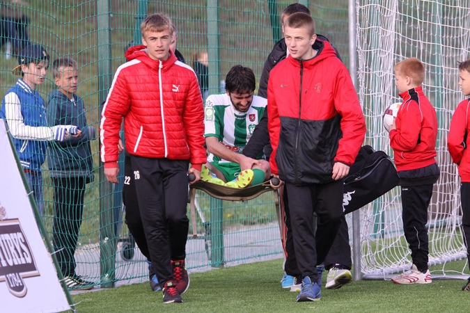 Kipro futbolininkas dėl traumos "Žalgiriui" neatstovaus pusantro mėnesio