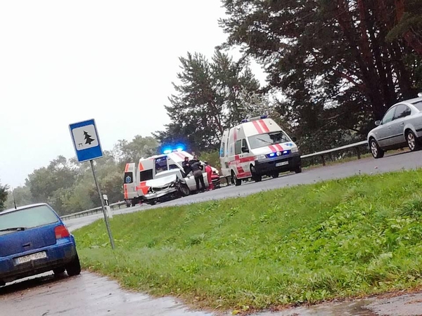 Per avariją Kauno rajone sužaloti automobilių vairuotojai