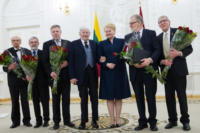 Prezidentūroje įteiktos Nacionalinės kultūros ir meno premijos
