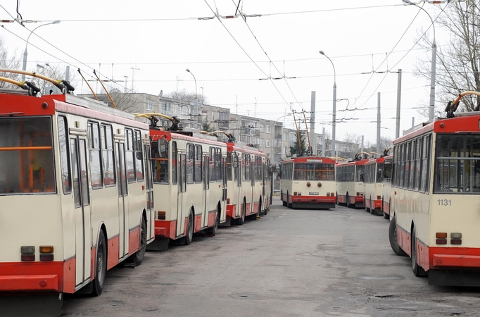Vilnius Ukrainai pardavė 15 nenaudojamų troleibusų