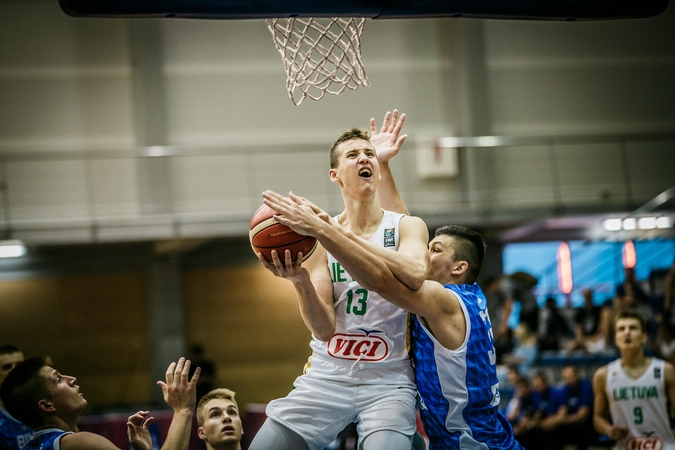 Europos jaunimo krepšinio čempionato aštuntfinalyje lietuviai įveikė bosnius