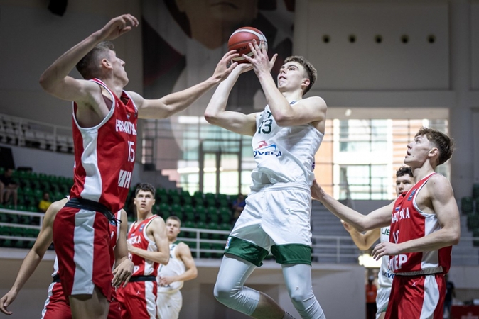 Kroatus sutriuškinusi Lietuvos U18 krepšinio rinktinė grupių etapą baigė be pralaimėjimų