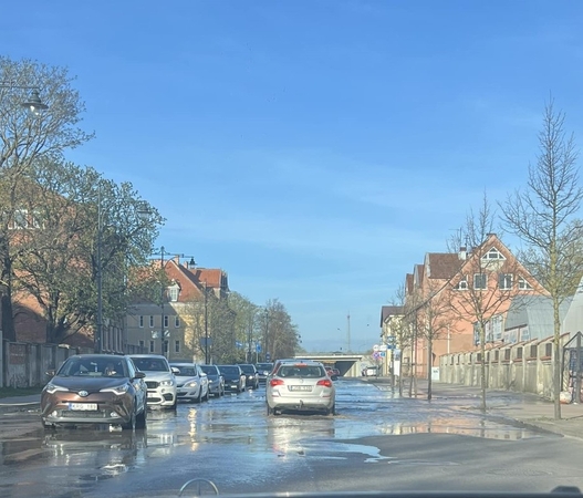 Dalis klaipėdiečių buvo likę be vandens