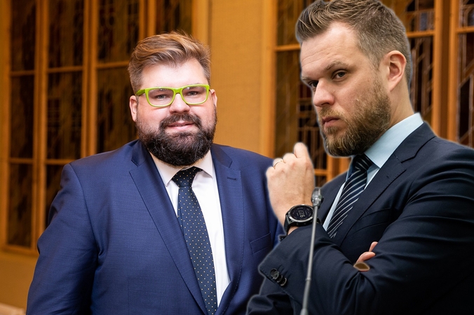Kristijonas Bartoševičius ir Gabrielius Landsbergis