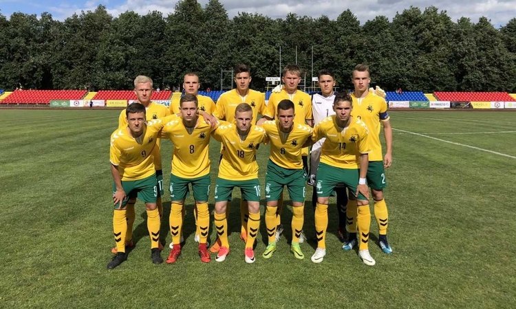 Lietuvos jaunių futbolo rinktinė pergale pradėjo Baltijos taurės turnyrą