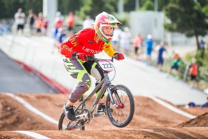 BMX dviratininkai iš Lietuvos į Europos žaidynių finalus nepateko