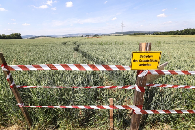 Vokietijoje sprogo Antrojo pasaulinio karo bomba