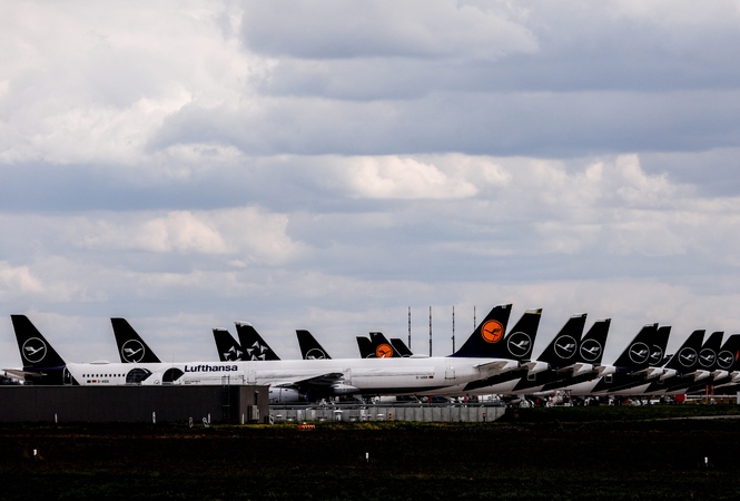 „Lufthansa“ atšaukė visus skrydžius į Tel Avivą iki gegužės 20 d.
