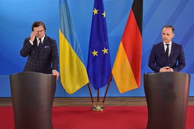 Dmitrijus Kuleba ir Heiko Maasas 