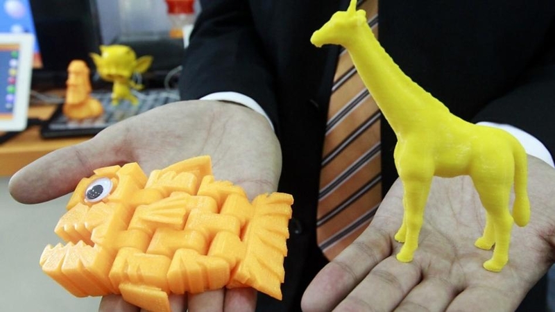 3D spausdintuvu atspausdinti žaislai