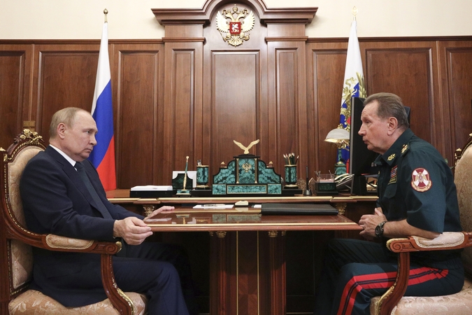 Vladimiras Putinas ir Viktoras Zolotovas