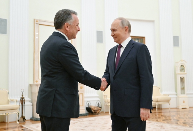Steve Witkoffas ir Vladimiras Putinas