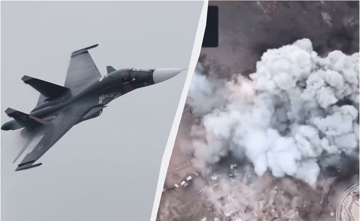 Rusijos aviacija 500 kilogramų bombomis sunaikino kaimą Belgorodo srityje
