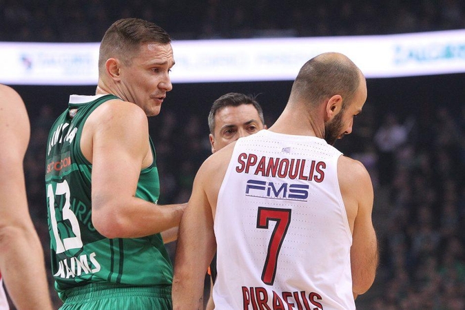  „Žalgirio“ varžovas Eurolygos ketvirtfinalyje – „Olympiacos“