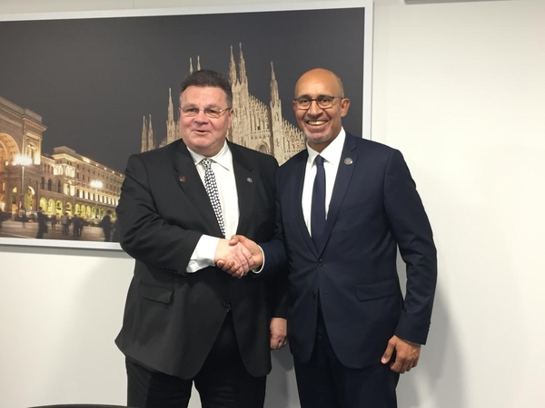 Linas Linkevičius ir Harlemas Desiras