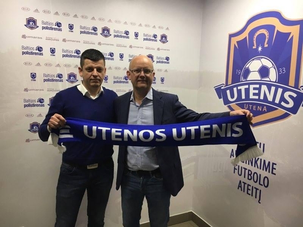 Utenos „Utenis“ futbolą vystys su danais
