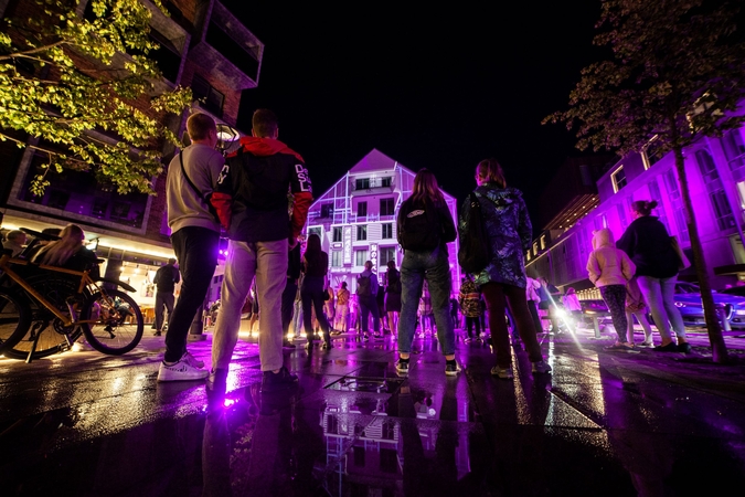 Sostinę ryškiai nuspalvino III Vilniaus šviesų festivalis