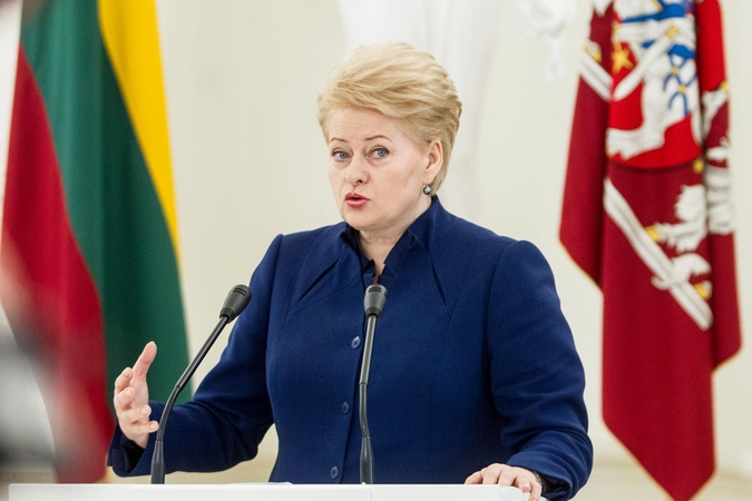 D. Grybauskaitė: teko pačiai įsikišti ir gelbėti situaciją