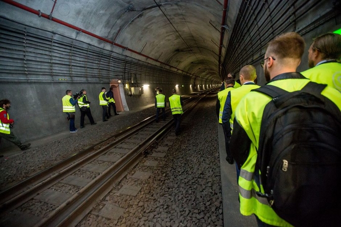 Išskirtinė ekskursija po geležinkelio tunelį