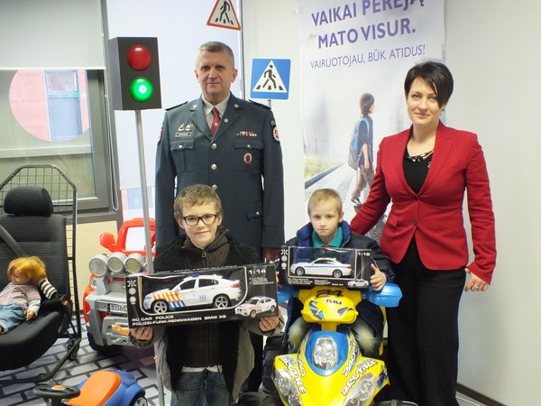Pareigūnai išpildė vaikų svajones