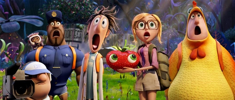 „Debesuota, numatoma mėsos kukulių kruša 2“  – žiūrimiausias filmas Š. Amerikoje