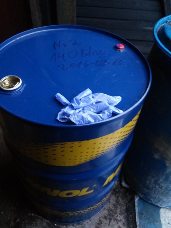 Šiaulių rajone užtikta per 500 litrų nelegalaus dyzelino