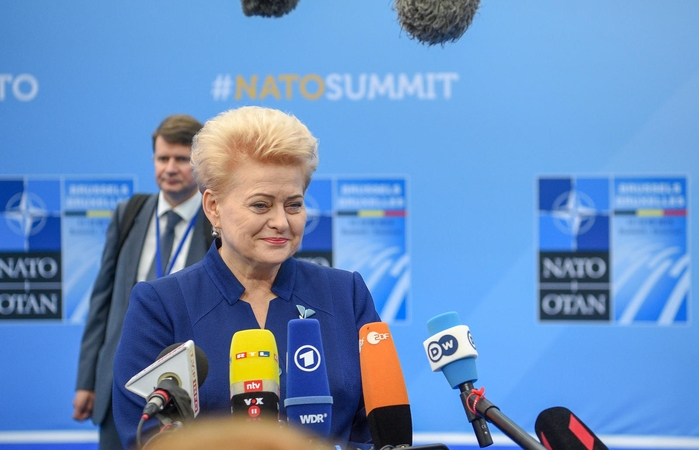 D. Grybauskaitė: D. Trumpo „pozityvioji agresija“ suveikė