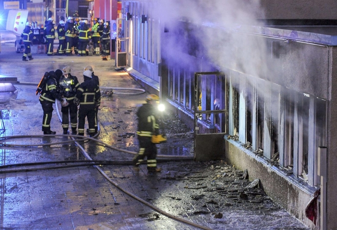Švedijoje per mečetės padegimą sužeisti penki žmonės