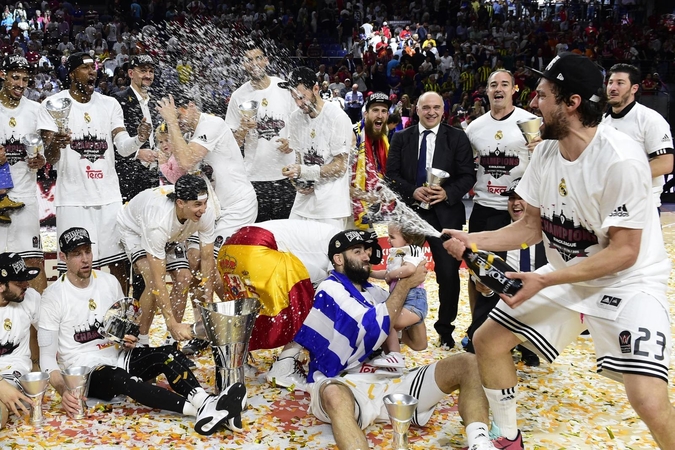 Madrido "Real" su J. Mačiuliu po 20 metų tapo stipriausi Europoje