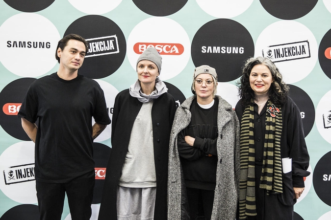 Rapolas Vosylius, Dovilė Gudačiauskaitė, Karina Leontjeva ir Sandra Straukaitė