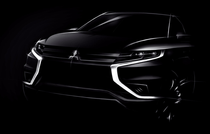 Paviešintos pirmosios „Mitsubishi Outlander PHEV Concept-S“ nuotraukos
