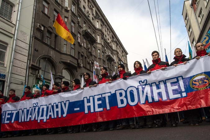 Maskvoje – tūkstantinė demonstracija prieš Maidaną