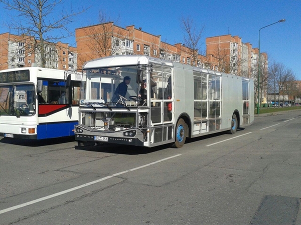 Naujovė: kol kas tai – pirmasis ir vienintelis elektrobusas Klaipėdoje ir visoje Lietuvoje.