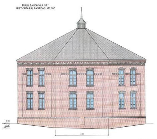 Atgims buvusio Dujų fabriko pastatai