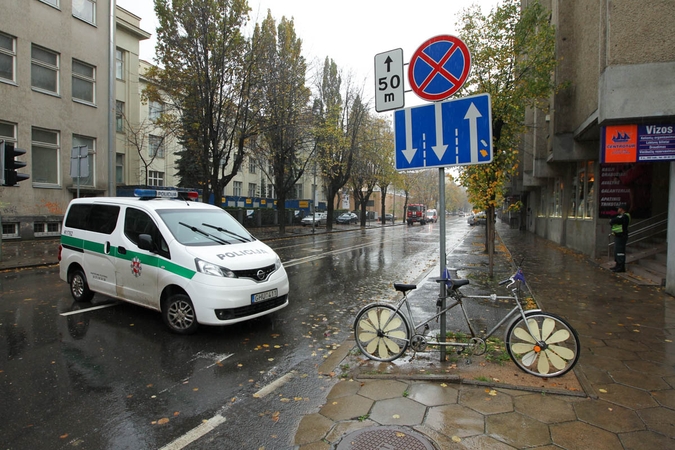 Dėl sprogimo grėsmės buvo uždaryta A. Mickevičiaus gatvė