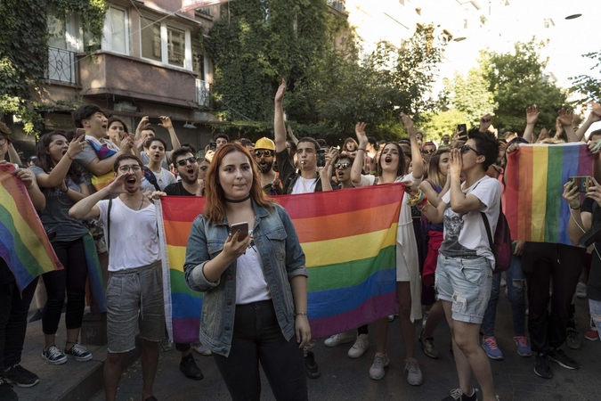 Turkijos policija nutraukė homoseksualų protestą Stambule