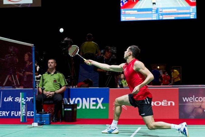 K.Navickas pasitraukė iš badmintono turnyro Ukrainoje