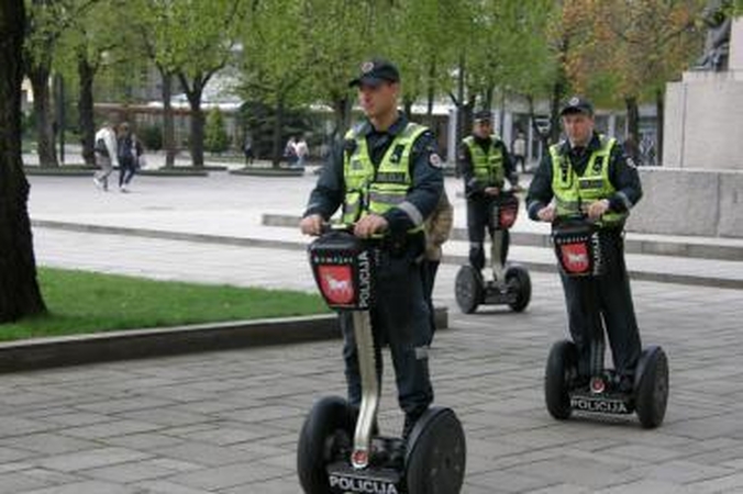 Kauno policijai - riedžių partija