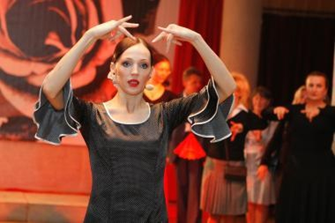 Klaipėdiečiai šoka flamenką
