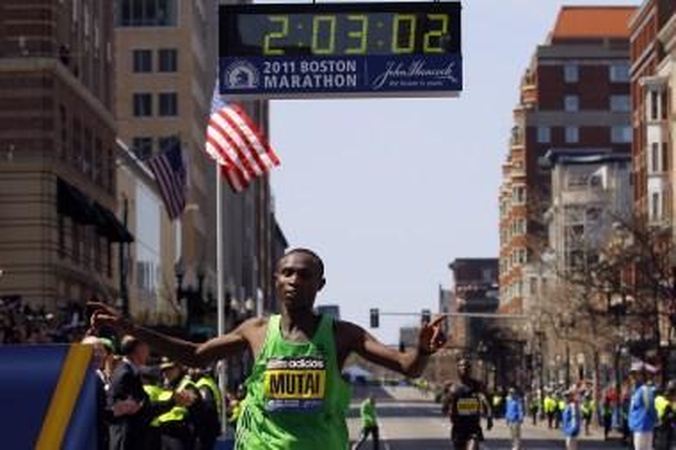 Bostono maratone užfiksuotas neoficialus planetos rekordas