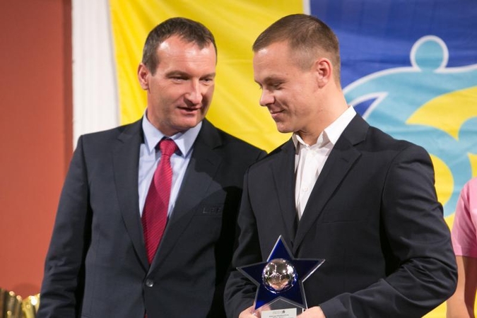 Geriausio Lietuvos futbolininko laurai - Ž. Karčemarskui